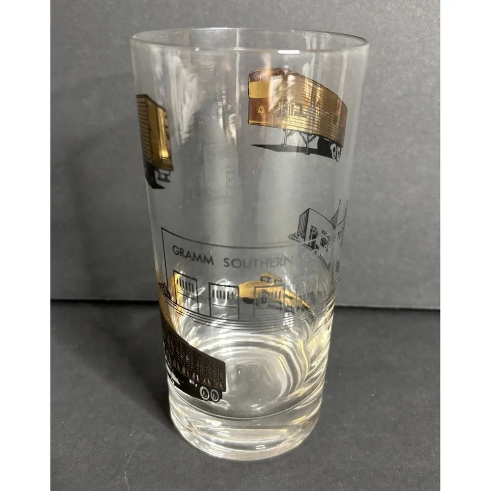 4 Gramm Southern Corporation Highball Drinking Glasses NC Shipping Company *READ